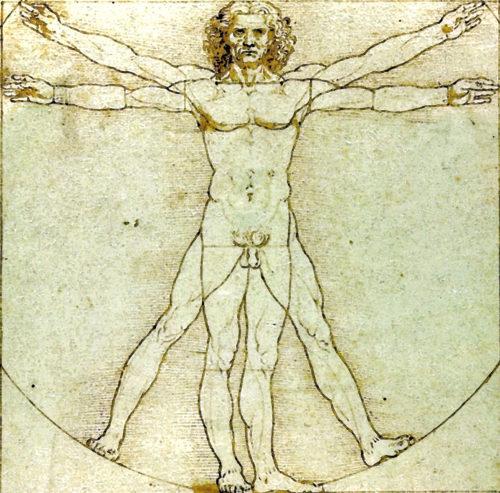 “Витрувианский человек” Леонардо да Винчи